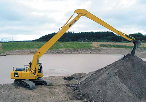 Long reach excavator Hire Bromley